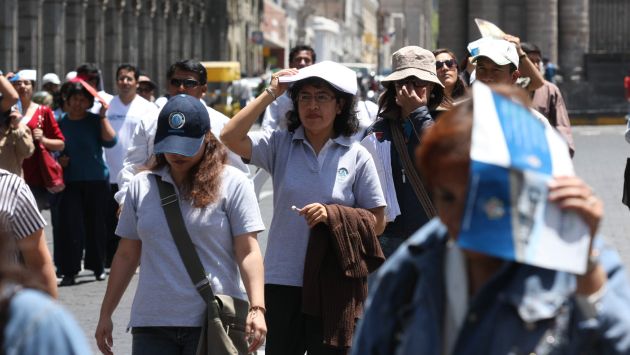 A pesar de bajas temperaturas Arequipa sigue registrando altos niveles de radiación solar