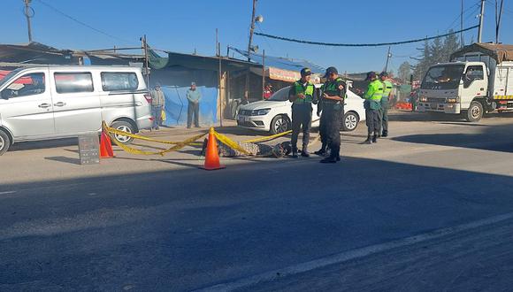 Cerro Colorado: Motociclista muere tras ser arrollado por un vehículo