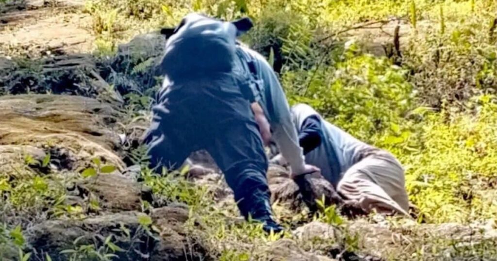 Policía rescata a turista extranjero atrapado en cerro Putucusi de Machupicchu